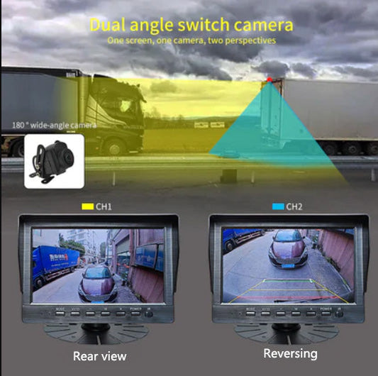 Safe Reversing with Zero Blind Spots, Efficient Transport with Total Peace of Mind – JEEBUS Truck Backup Camera Guards Your Driving Safety