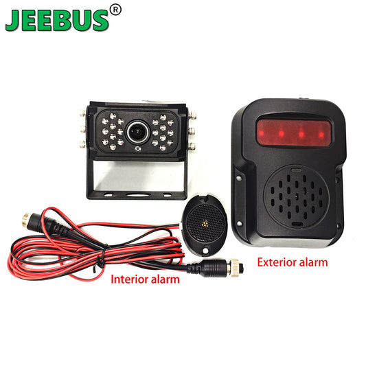 Heavy Duty Truck Bus 1080P HD Night Vision Waterproof AI Camera with Audio-Visual Alarm