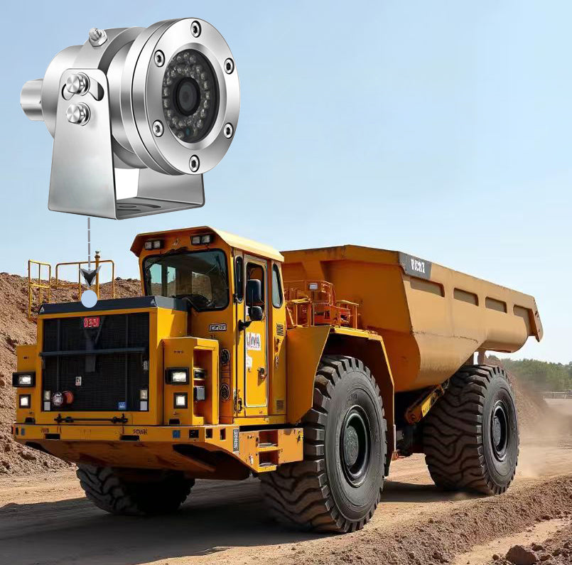 HD Night Vision Waterproof Exterior Explosion-proof Camera for Mining Vehicle Truck Heavy Duty