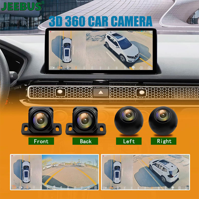 3D sistema de cámara de opinión de pájaro de 360 grados para el modelo universal 190 de los coches