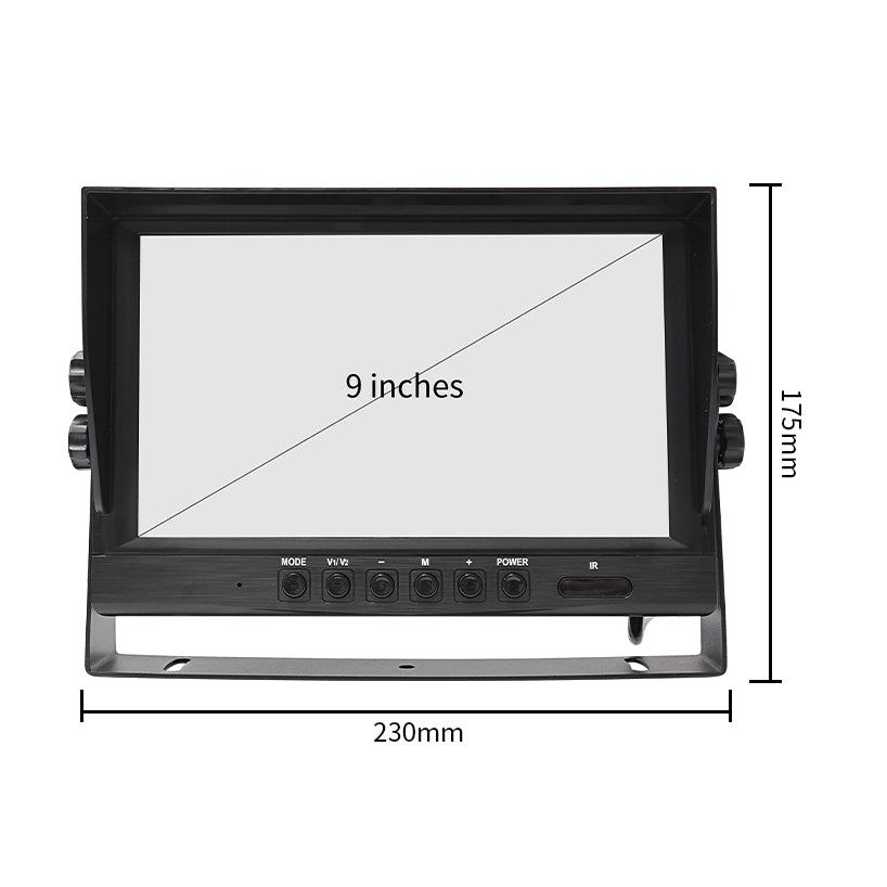 AHD 4CH 9 inch IPS Monitor