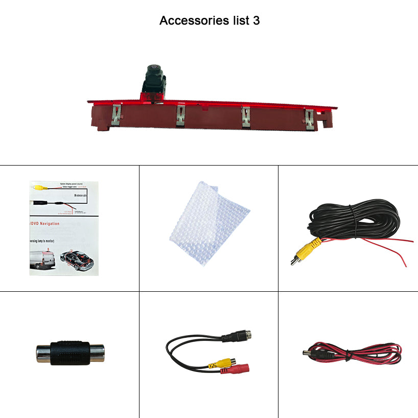 Third Brake Light Camera For VW T6 2016-2019