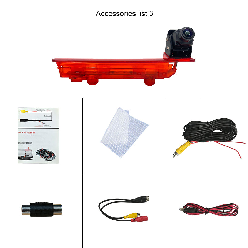 Third Brake Light Camera For VW Transporter T5 & T6 2010-2019