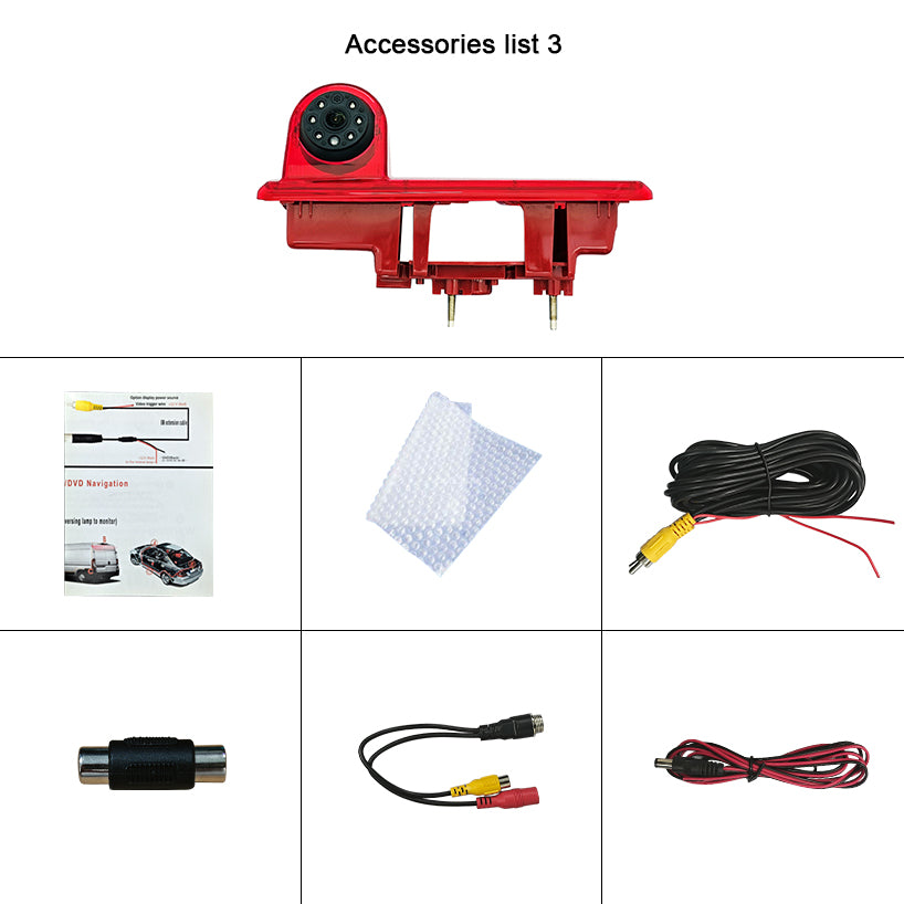 Third Brake Light Camera For 2014 Opel Vivaro  2014 Renault Trafic