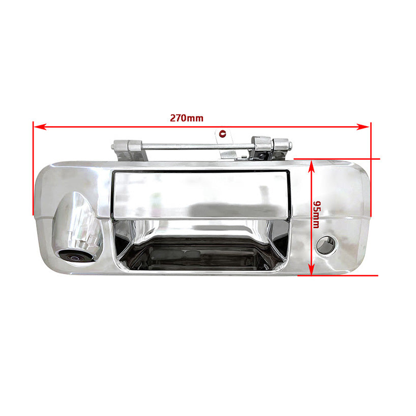Tailgate Handle Camera for Toyota Tundra 2007-2013 silver