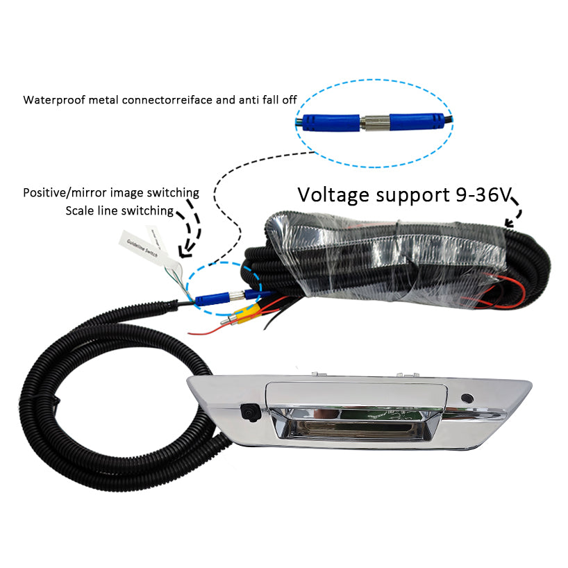 Tailgate Camera for Toyota Hilux After 2015 Silver