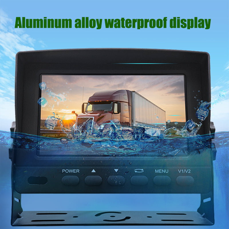 hd 7inch wireless metal waterproof monitor systems,car waterproot ...