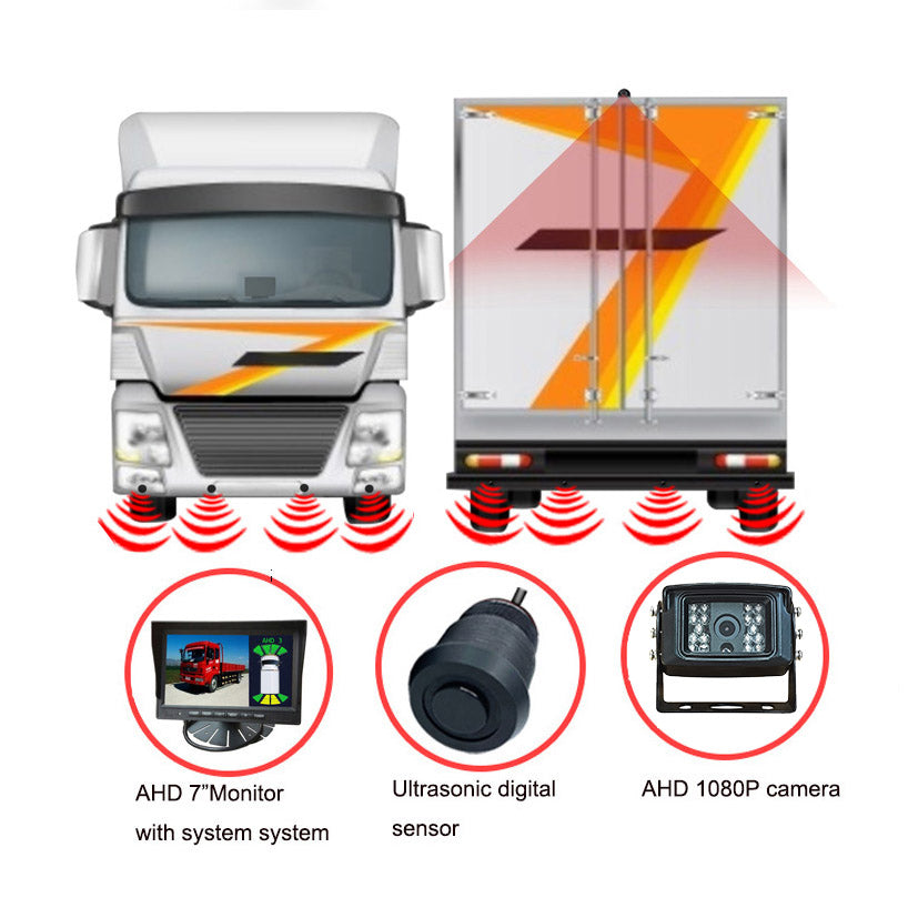 Ultrasonic Radar Parking Sensor System 12 Radar Sensors for Truck