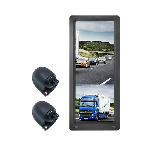 12.3 Inch HD Electronic Rear View Mirror Monitor System For Truck Buses With Two Cameras LS6017