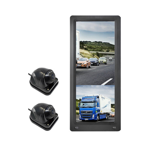 12.3 Inch HD Electronic Rear View Mirror Monitor System For Truck Buses With Two Cameras
