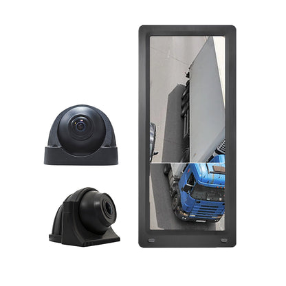 12.3 Inch HD Electronic Rear View Mirror Monitor with two cameras