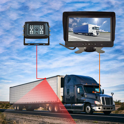 Vehicle camera monitor kit with 7 inch monitor