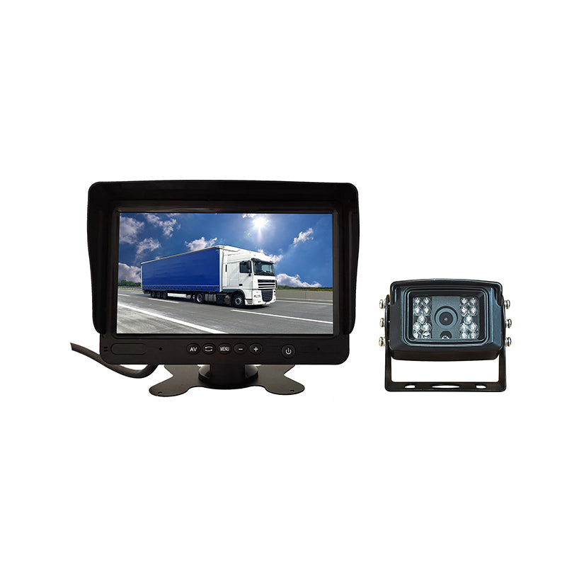 Vehicle camera monitor kit with 7 inch monitor