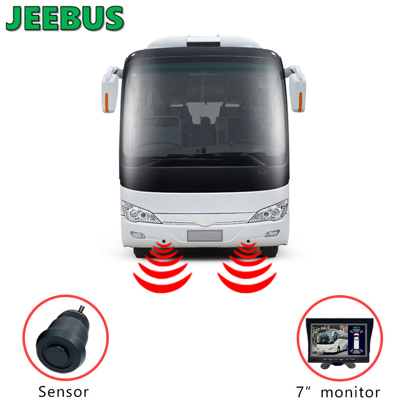 Ultrasonic Radar Parking Sensor System 10 Radar Sensors for School Bus ...