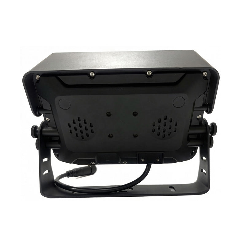 AHD 4CH 7inch Metal Waterproof Monitor HD Backup Car Monitor for Tractor Excavator Forklift Heavy Duty