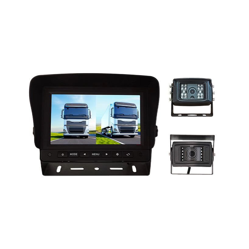 7 inch monitor and camera system 2CH
