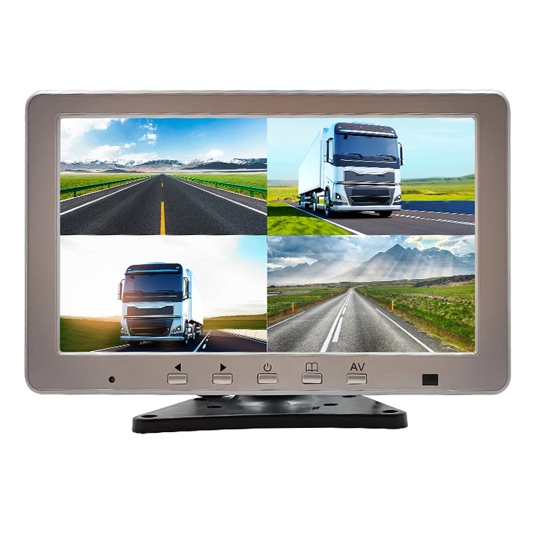 HD 2CH 10.1 inch DVR Monitor with AHD 1080P 720P Backup Car Front Rear Side Blind View Camera Monitor System