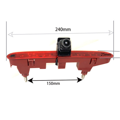 HD Night Vision Waterproof Brake Light Reverse Camera for Peugeot Partner II Tepee Rifter 2008-2016,Citroen Berlingo III 4 IV B9 Box 2008-2020