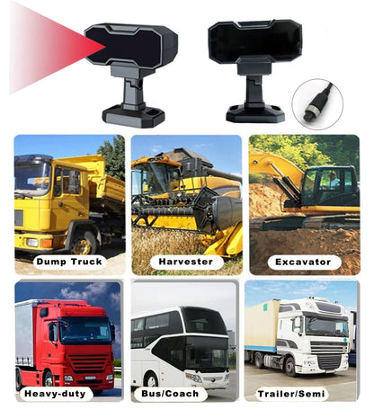 Vehicle HD 5Channel 10.1-inch 4G Remote AI Monitoring System with DMS ADAS BSD for Fleet Management