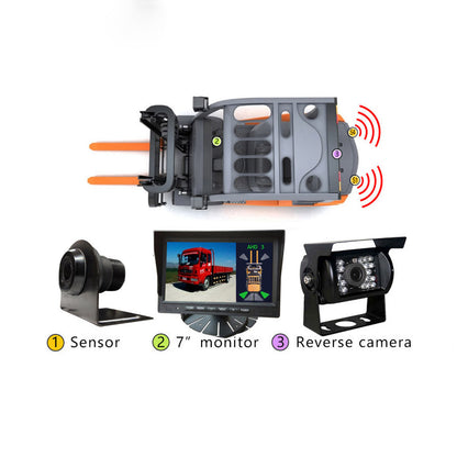 Ultrasonic Radar Parking Sensor System 2 Radar Sensors for Forklift