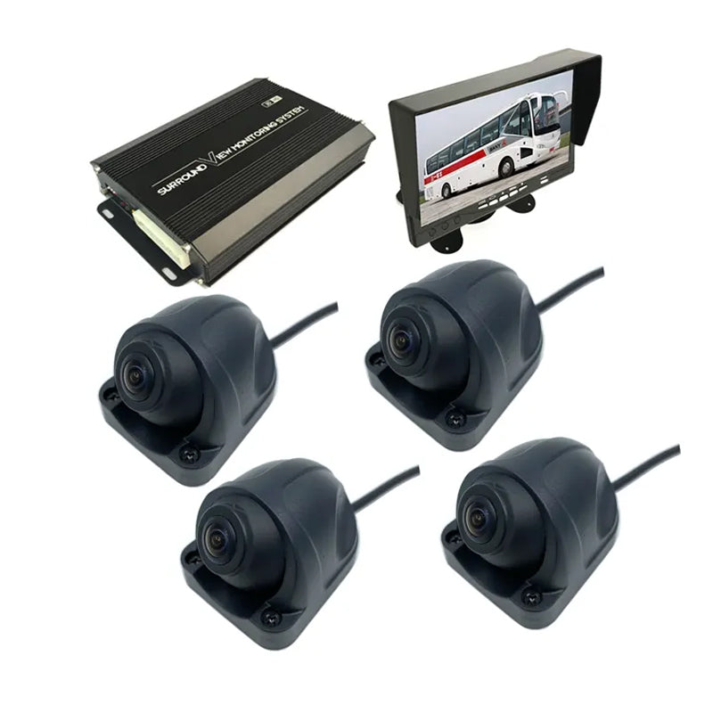 3D 360 Degree Bird View Camera System With 7 Inch Monitor For Truck