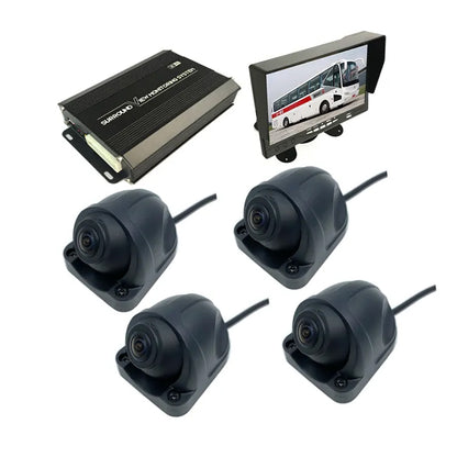 3D 360 Degree Bird View Camera System With 7 Inch Monitor For Truck