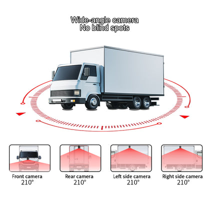 3D 360 Degree Bird View Camera System With 7 Inch Monitor For Truck
