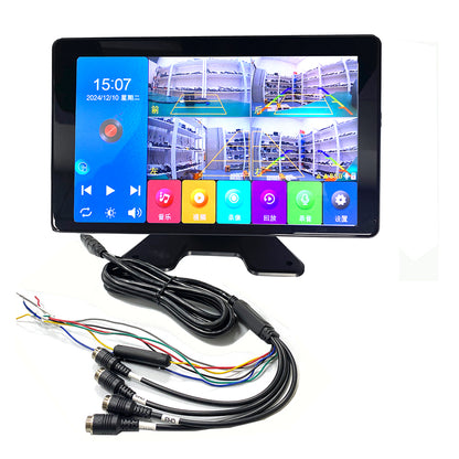 AHD10.1inch 4CH Touch AI Monitor System with 1080P Camera for Truck Bus Heavy-Duty