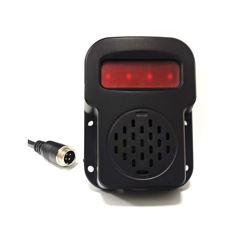 4CH BSD Touch Monitor with Camera System and LED Warning Lights for HeavyDuty Safety for Forklifts, Bulldozers, Excavators,Loaders