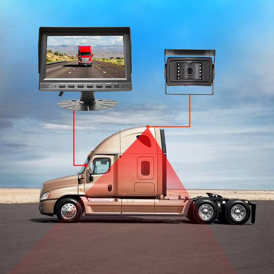 Vehicle camera monitor kit with 7 inch monitor
