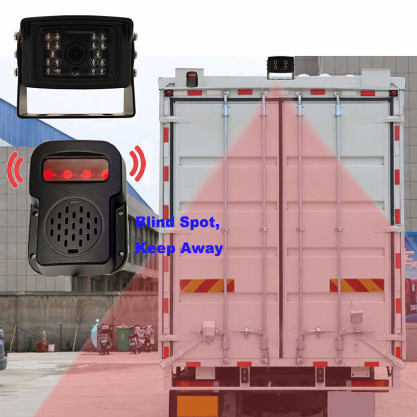 Heavy Duty Truck Bus 1080P HD Night Vision Waterproof AI Camera with Audio-Visual Alarm