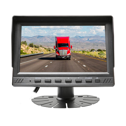 AHD 7-inch AI camera display. When encountering people and cars, the AI camera will promptly alarm through the 7-inch BSD display.