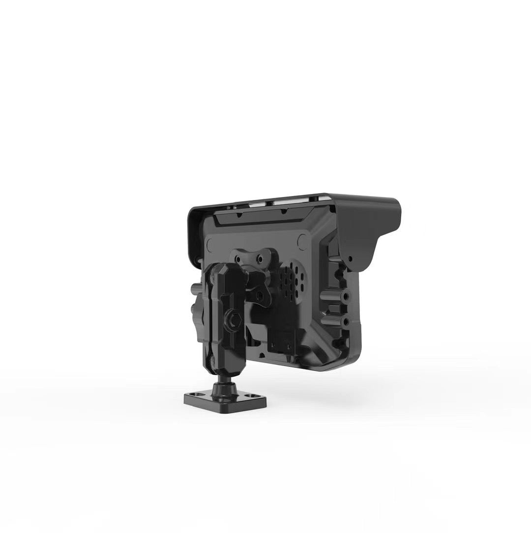 AHD 7inch 2CH Metal Waterproof Monitor with 1080P HD Backup Reverse Camera for Tractor Dozer Harvester