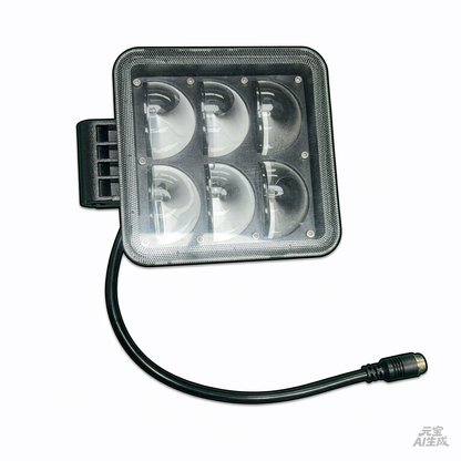 4-Channel BSD Touch Monitor & LED Red Zone Light Kit for Forklifts – Complete Warehouse Safety System