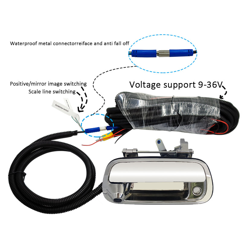 Tailgate Backup Camera For Toyota Trundra 2002-2006 Silver