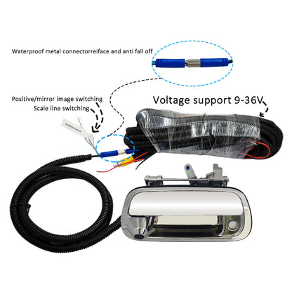 Tailgate Backup Camera For Toyota Trundra 2002-2006 Silver